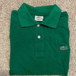 Lacoste Green Polo size 6
